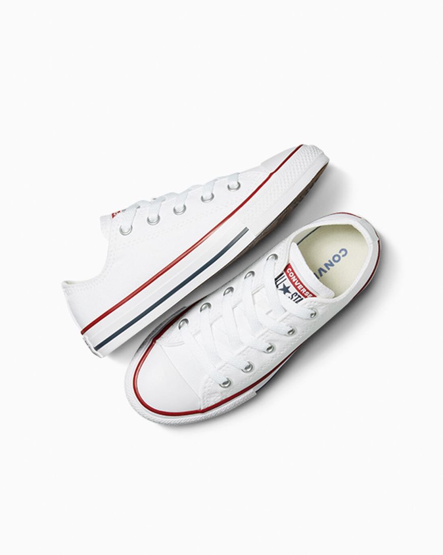 Tenisi Baieti Converse Chuck Taylor All Star Clasici Albi | RO 13ALWQ936